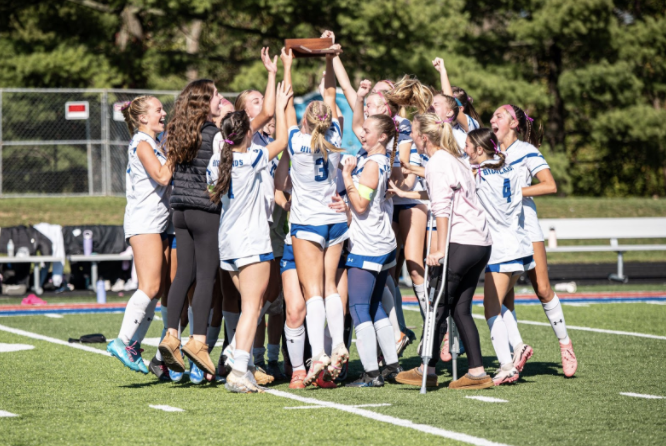 On October 19th, the team celebrated after upsetting the Conner Cougars in the 9th Region Championship.